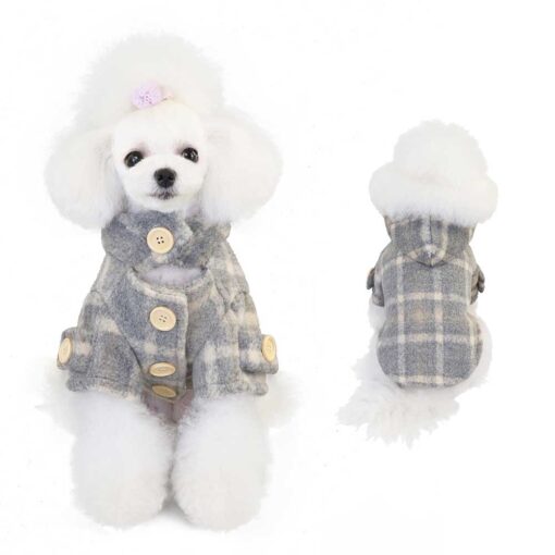 Palton pentru Catei - Gri #HC1226