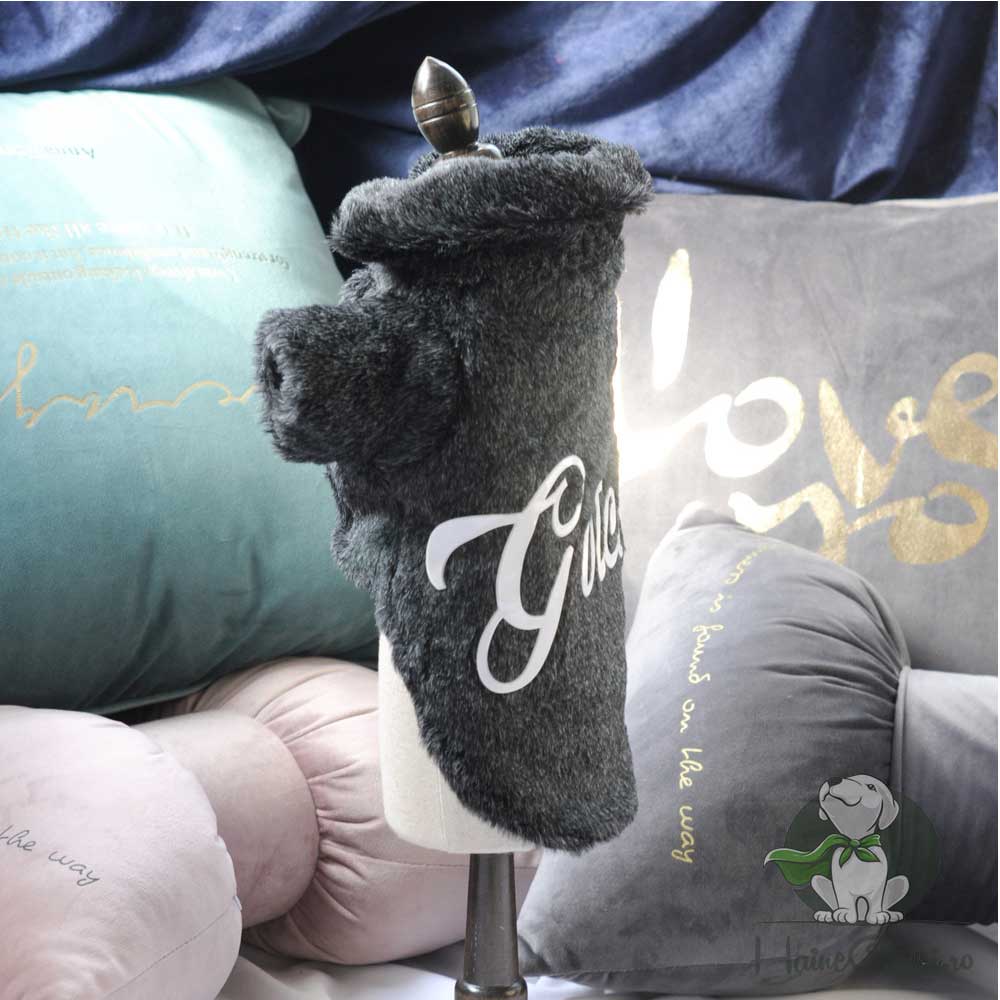 Palton pentru catei, Blanita Gri #HC708 - imagine 2