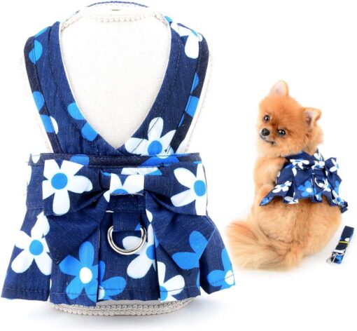 Rochita cu Floricele Albastre + Lesa #HC1713