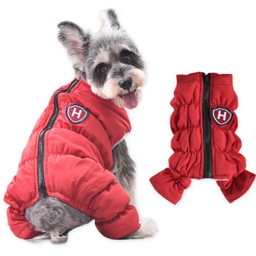 Salopeta Imblanita, Impermeabila, Inchidere cu Fermoar - Rosie #HC921