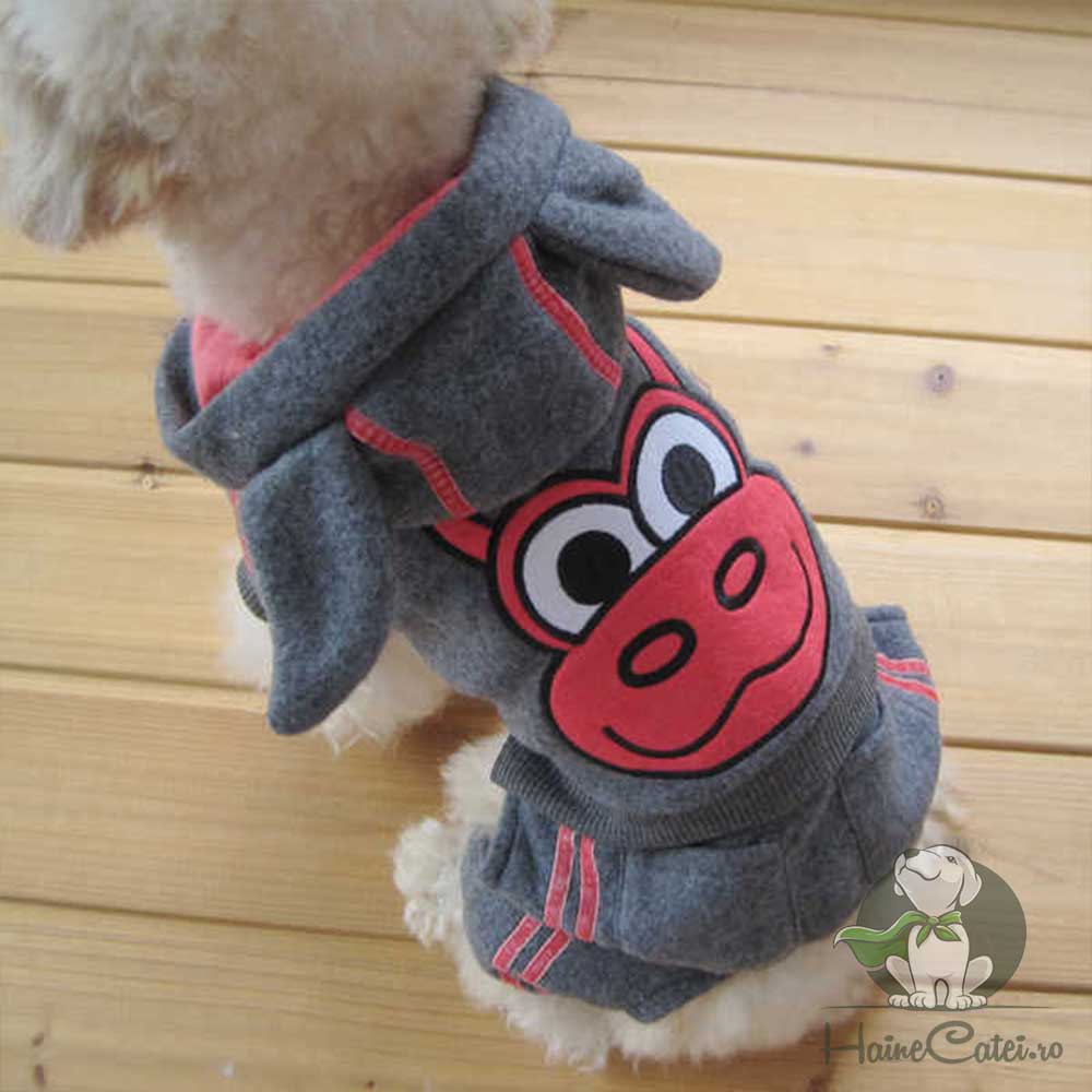 Salopeta tip Trening - Maimutica - Gri - HC521 - imagine 2