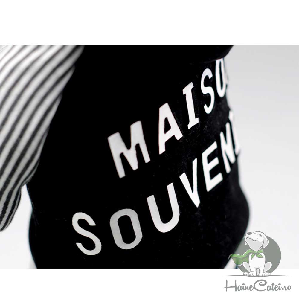 Salopeta cu Gluga, Imblanita - Neagra #HC710 - imagine 4