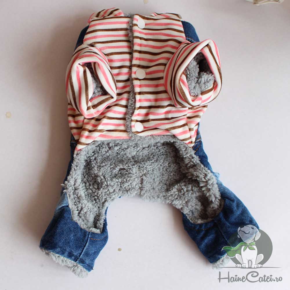 Salopeta de Blugi - Imblanita #HC1003 - imagine 3