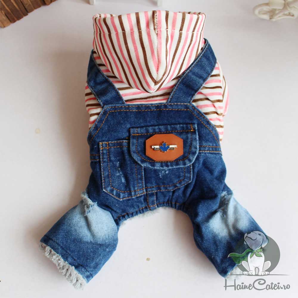 Salopeta de Blugi - Imblanita #HC1003 - imagine 4