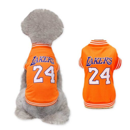 Tricou Baschet pentru Catei - Portocaliu #HC680