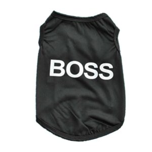 Tricou pentru catei – Boss – Negru #HC1041