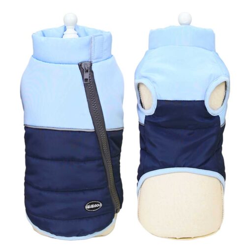 Vesta matlasata, impermeabila, Albastra #HC1448