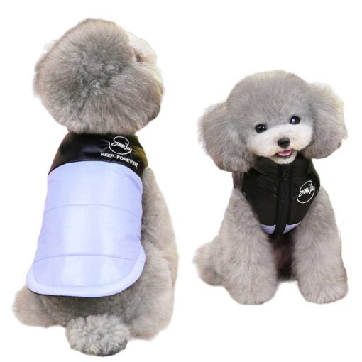 Vesta imblanita, impermeabila, Negru/Albastru #HC1436