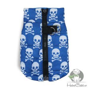 Vesta impermeabila – Albastru/Alb #HC693