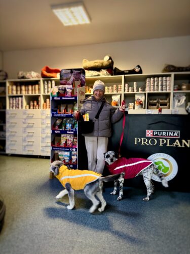 Vesta caini talie mare, imblanita, impermeabila, Roz #HM123 photo review