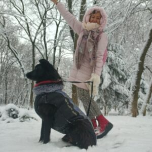 Vesta caini talie mare, matlasata, impermeabila, ham incorporat #HM053 photo review